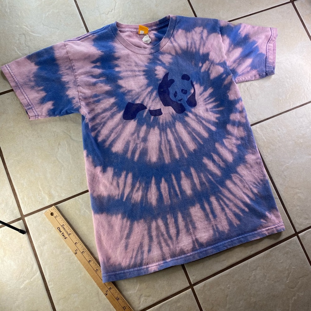Custom enjoi skateboarding tie-dye acid wash shirt